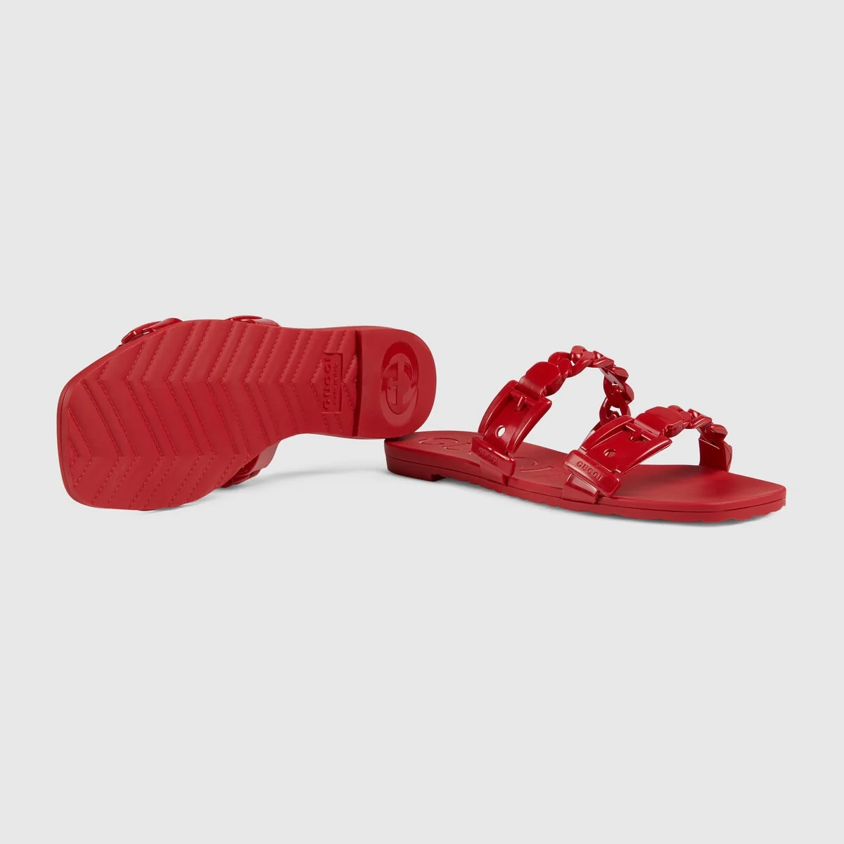 Women’s rubber slide sandal view 5