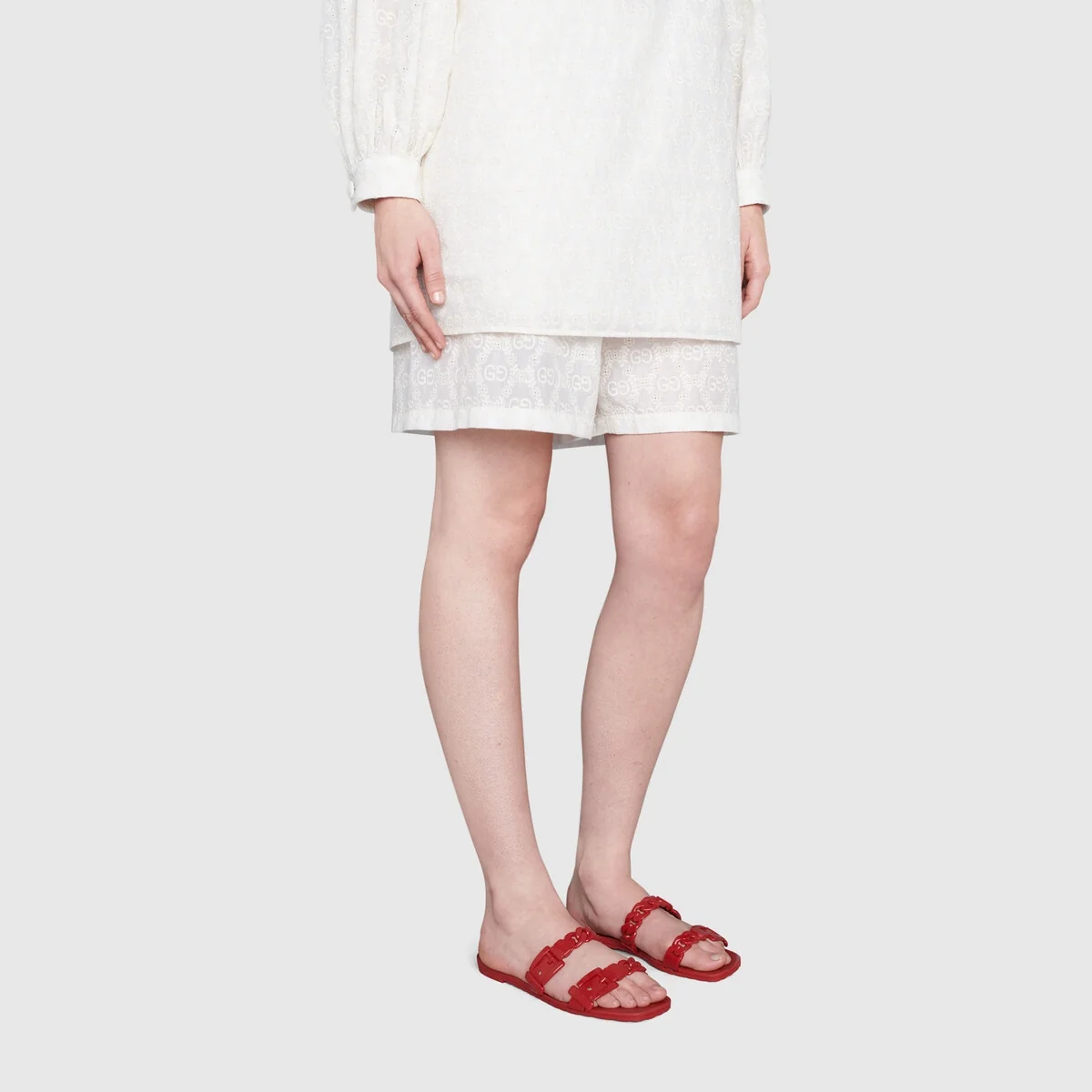 Women’s rubber slide sandal view 6