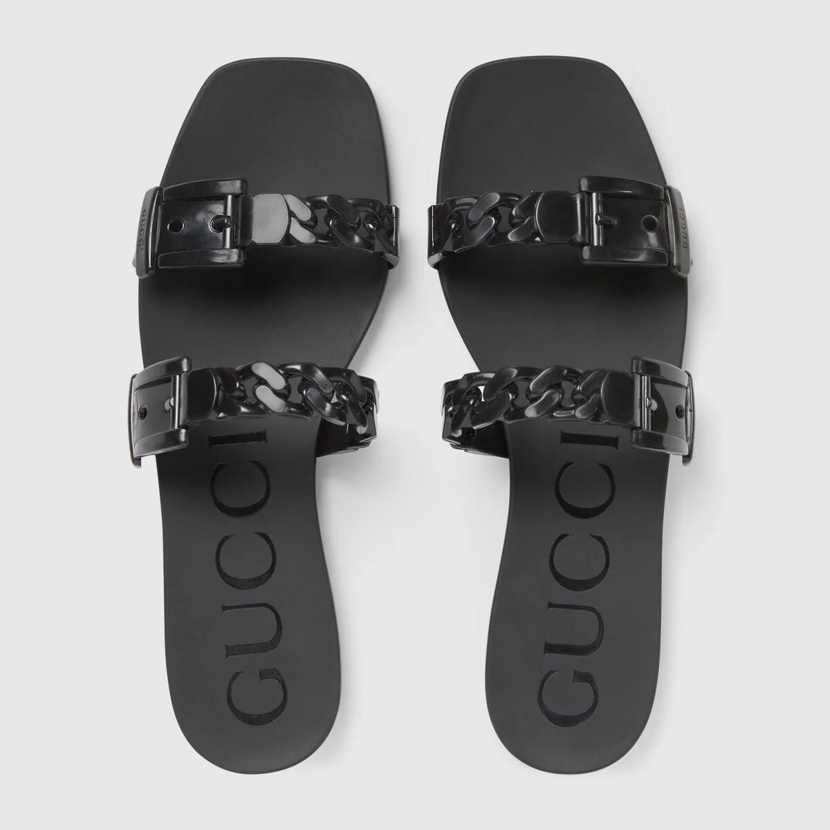 Women’s rubber slide sandal view 3