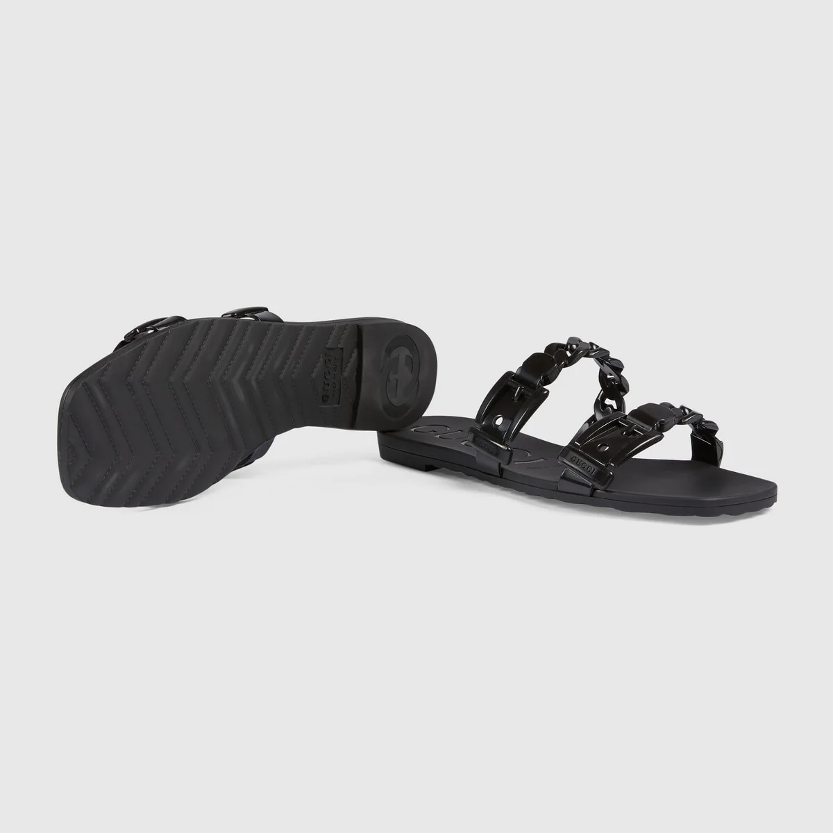Women’s rubber slide sandal view 5