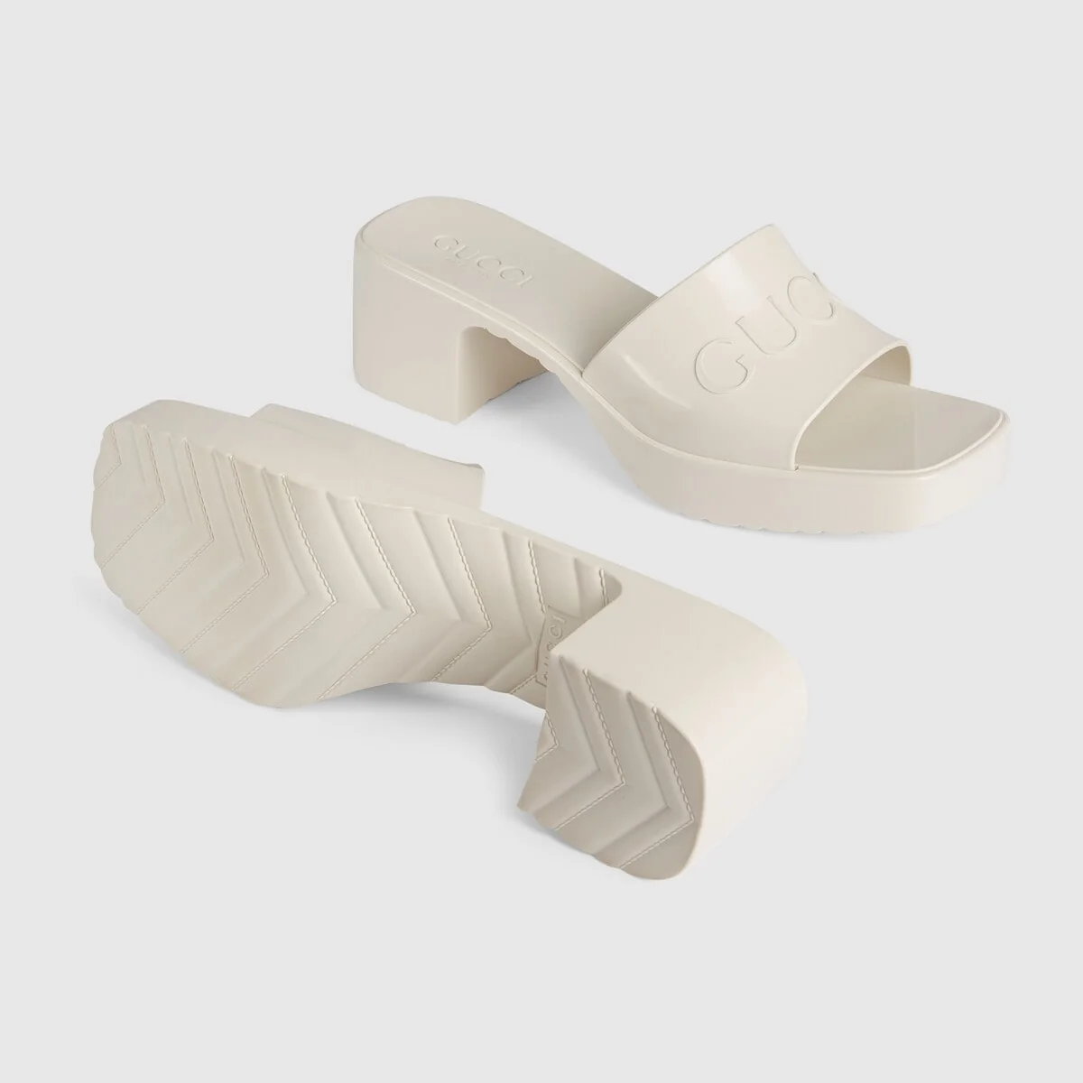 Women’s rubber slide sandal view 5