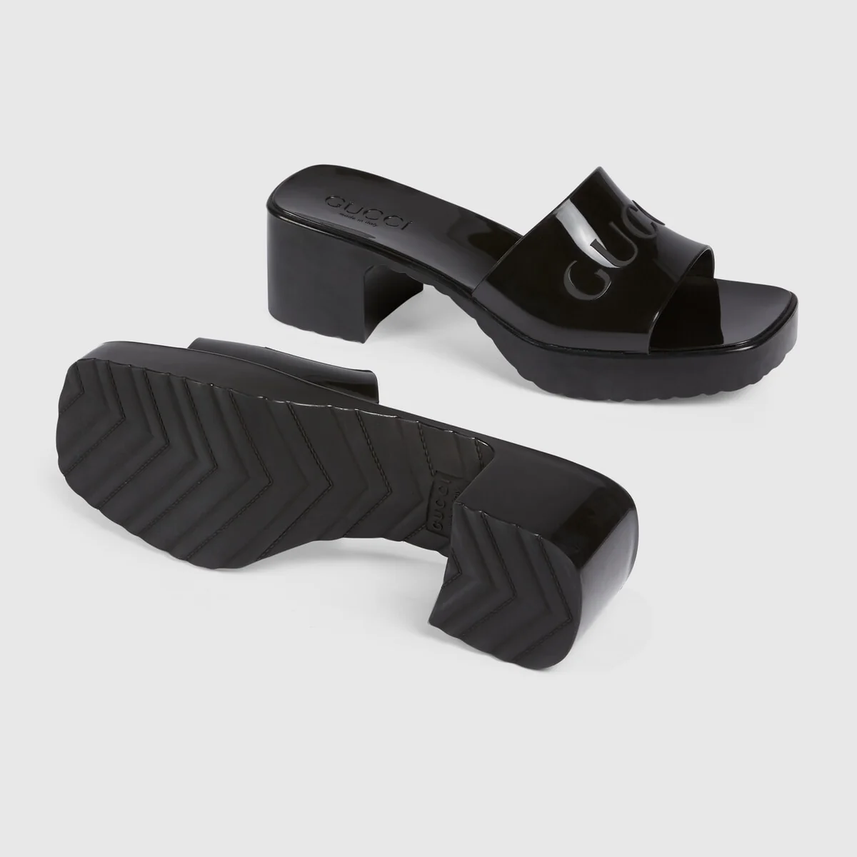 Women’s rubber slide sandal view 5