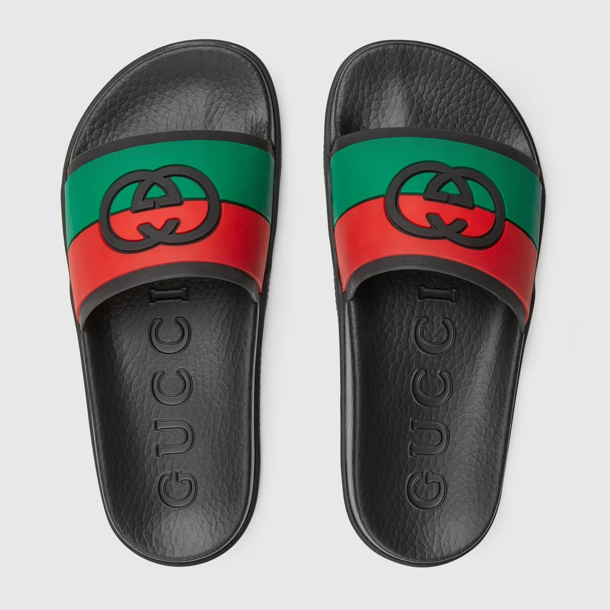 Women’s Interlocking G slide sandal view 4