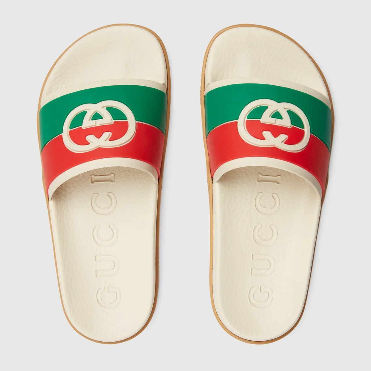 Women’s Interlocking G slide sandal view 4