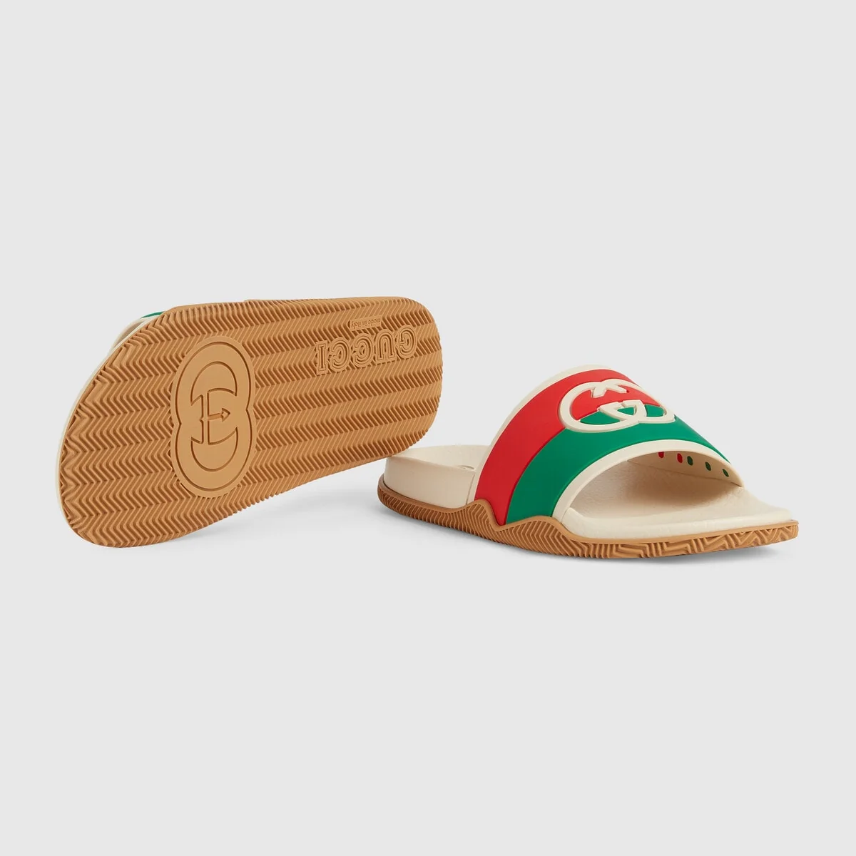 Women’s Interlocking G slide sandal view 6