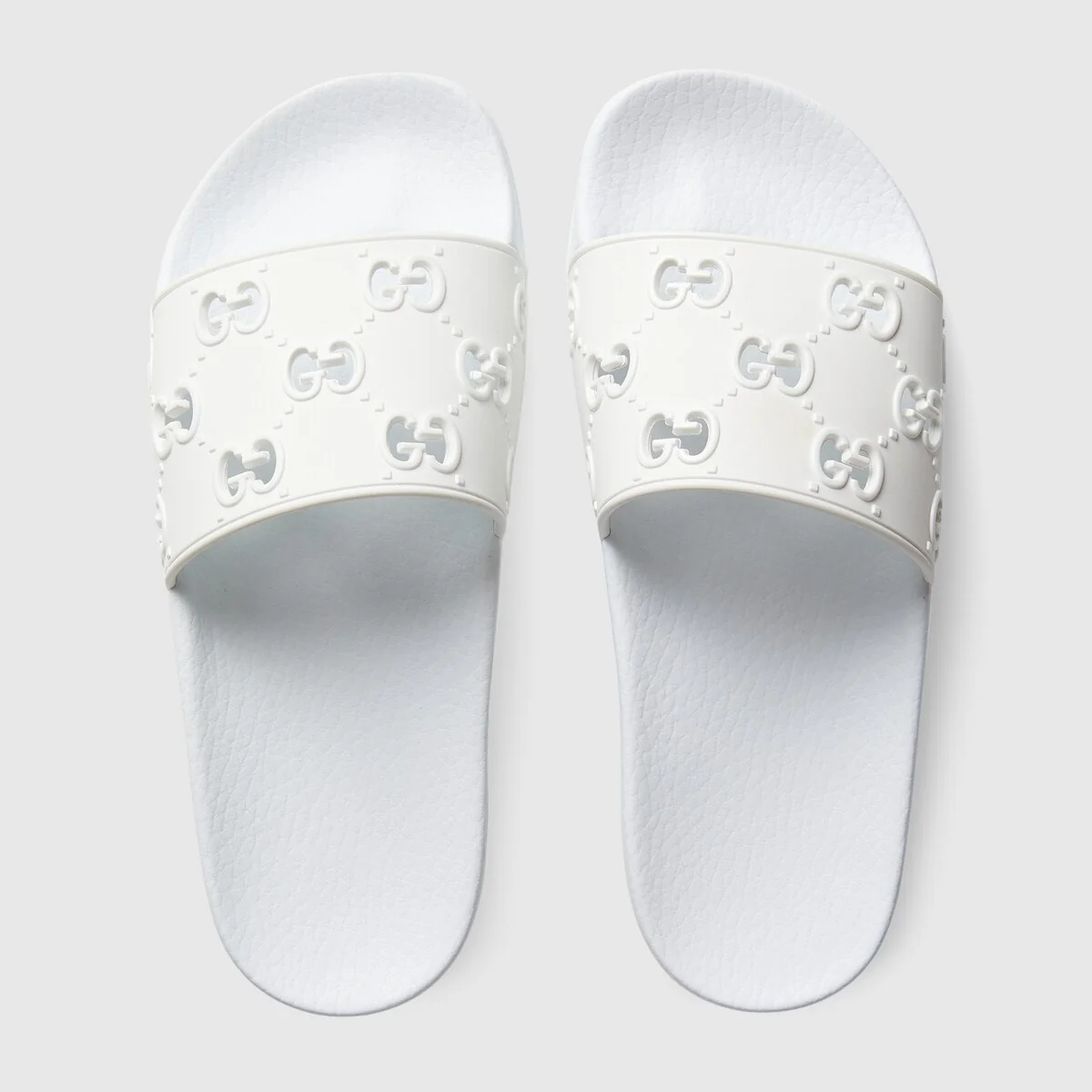 Women’s rubber GG slide sandal view 4