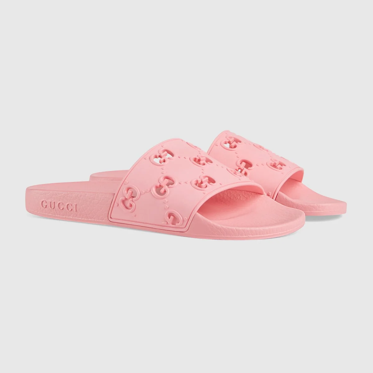 Women’s rubber GG slide sandal view 3