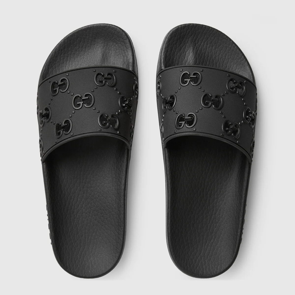Women’s rubber GG slide sandal view 3