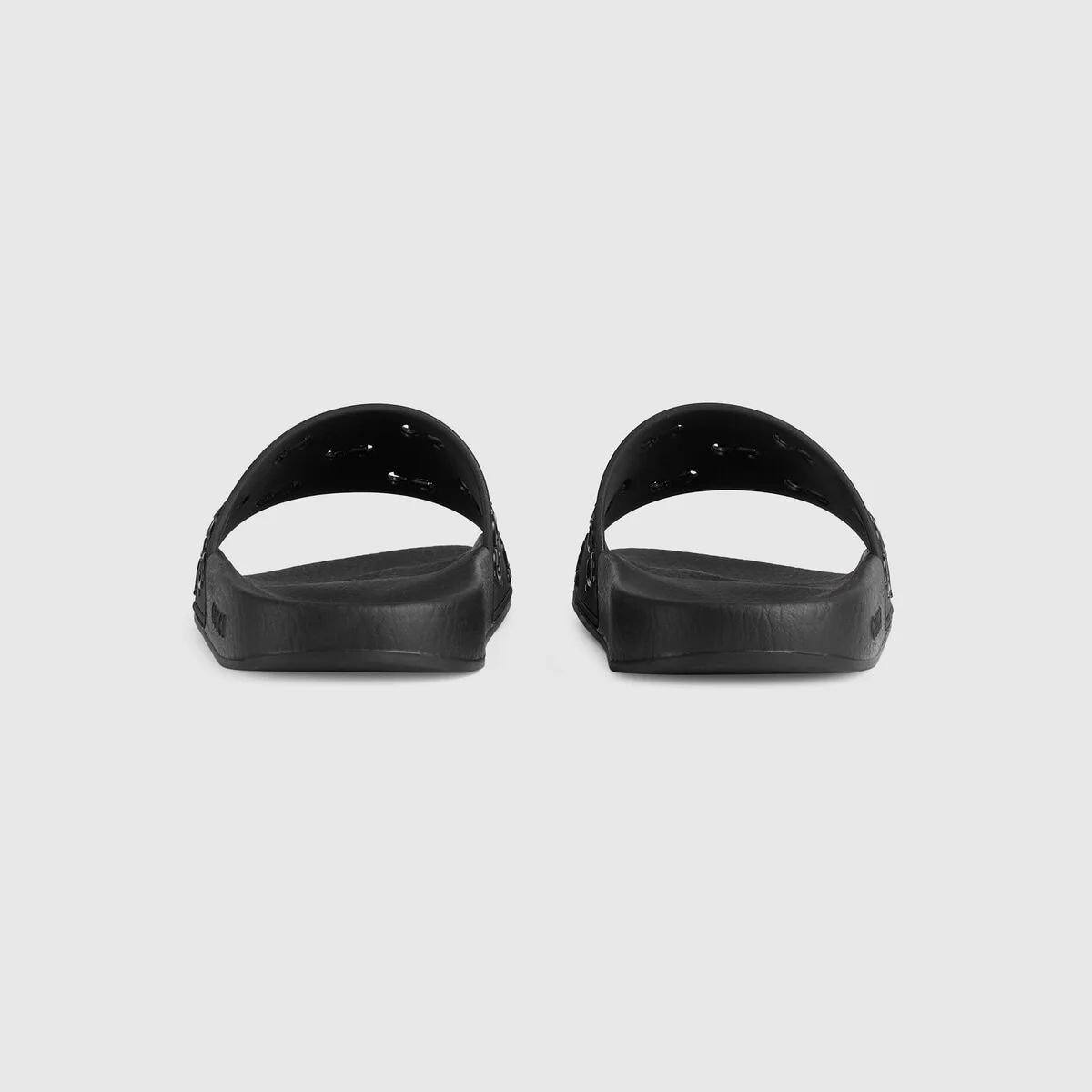 Women’s rubber GG slide sandal view 4
