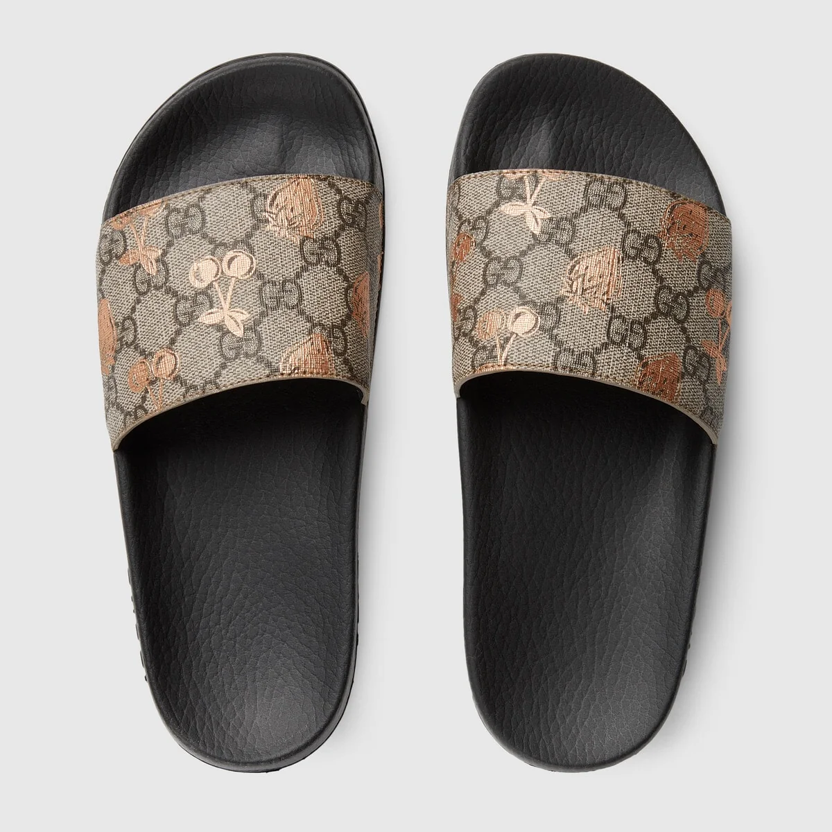 Women’s berry print slide view 4