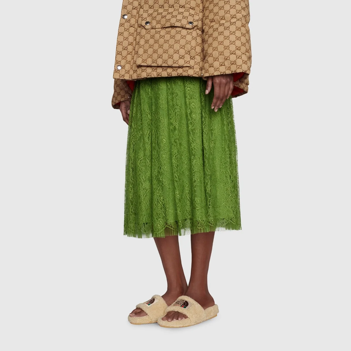 Women’s The North Face x Gucci slide view 7