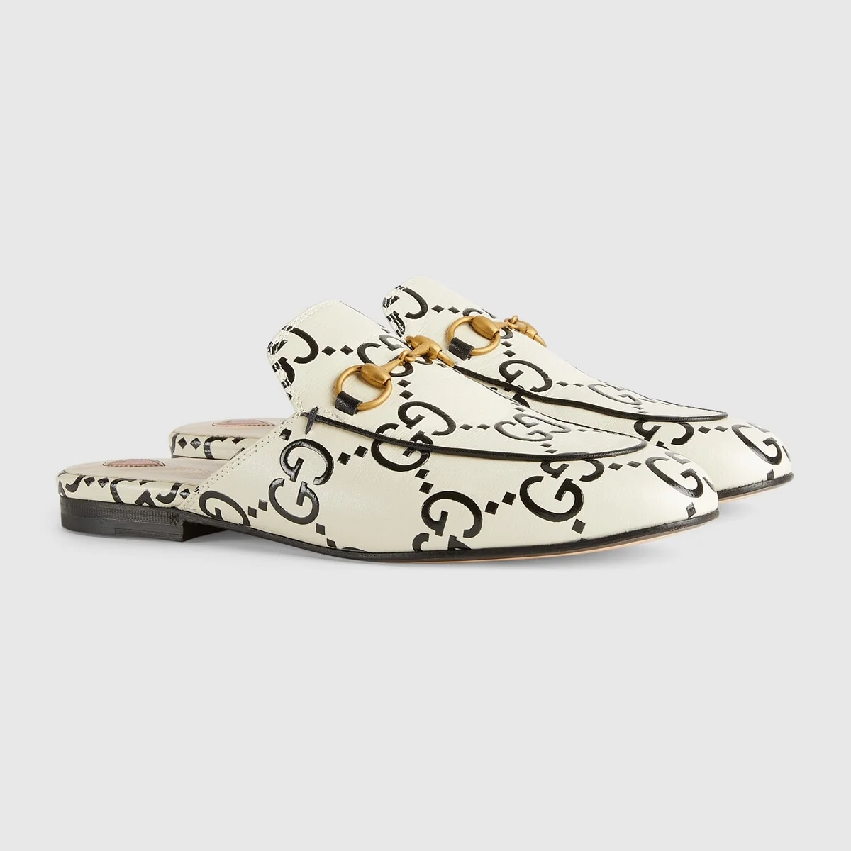 Princetown GG leather slipper view 3