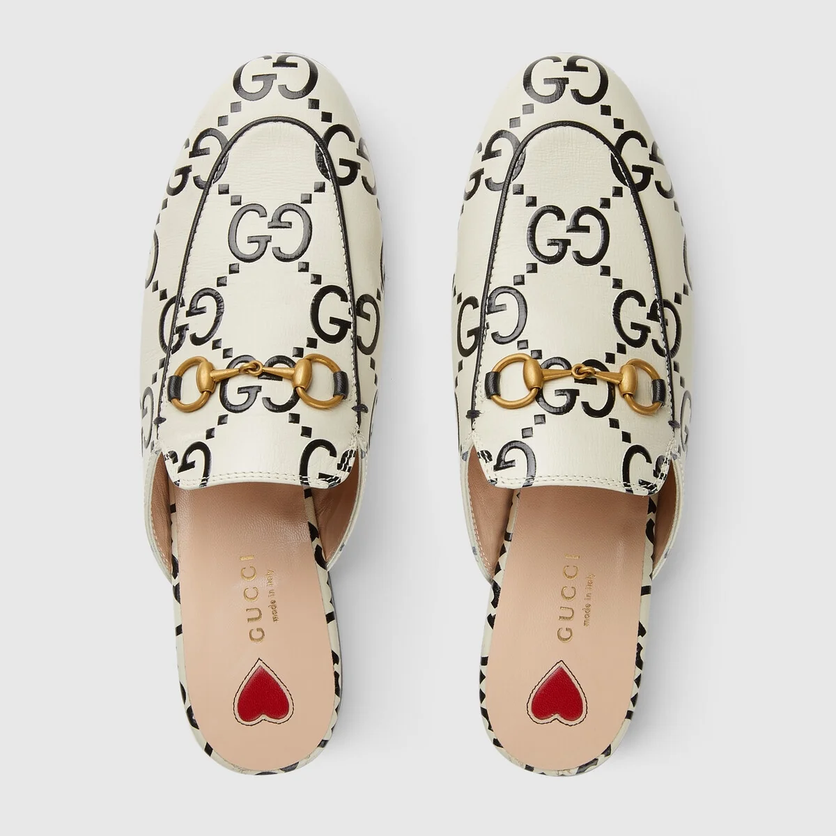 Princetown GG leather slipper view 4