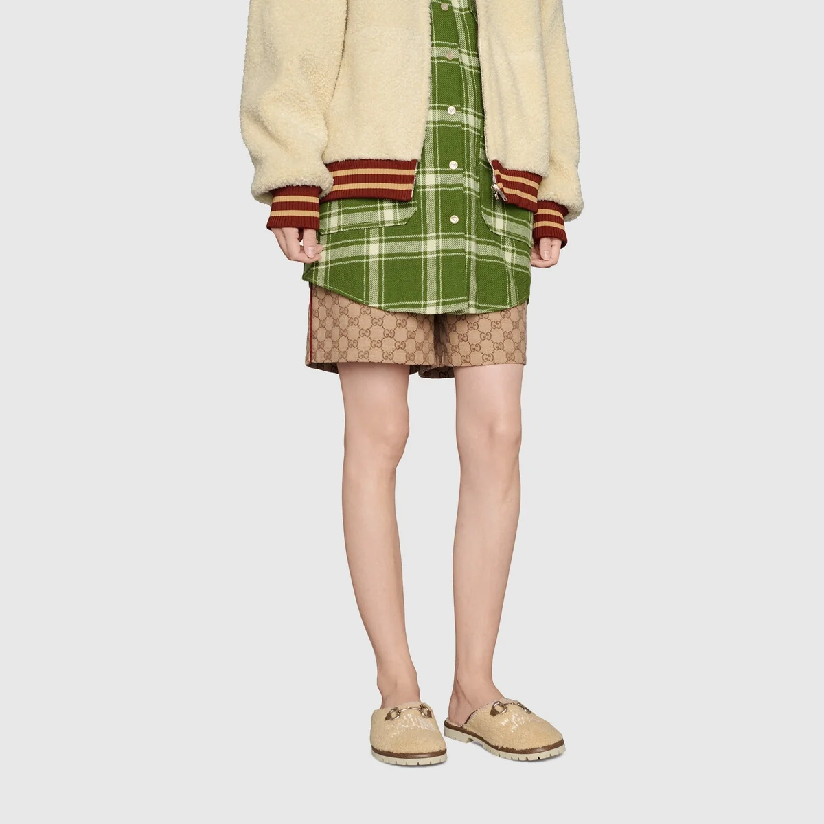 Women’s The North Face x Gucci slipper view 7