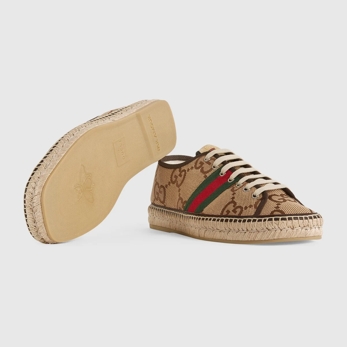 Men’s maxi GG espadrilles with Web