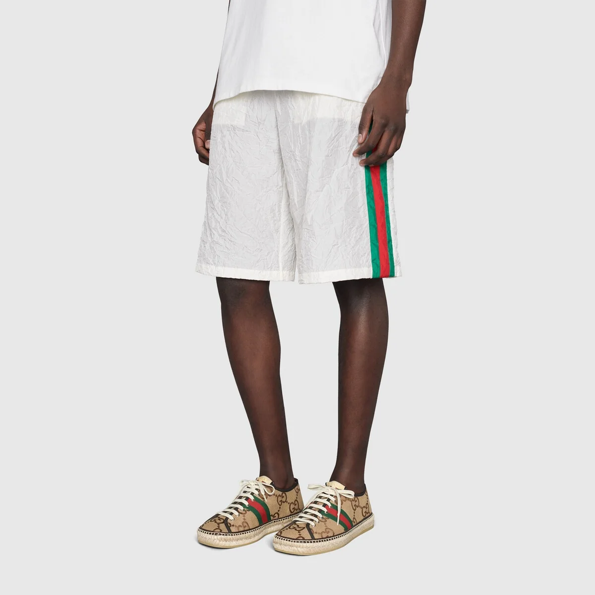 Men’s maxi GG espadrilles with Web view 7