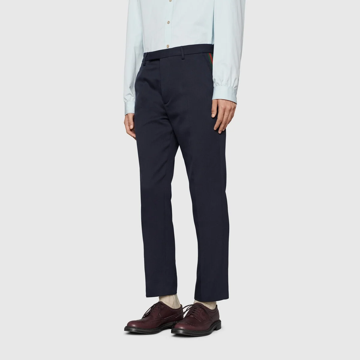 Men’s lace-up shoe with brogue details view 7