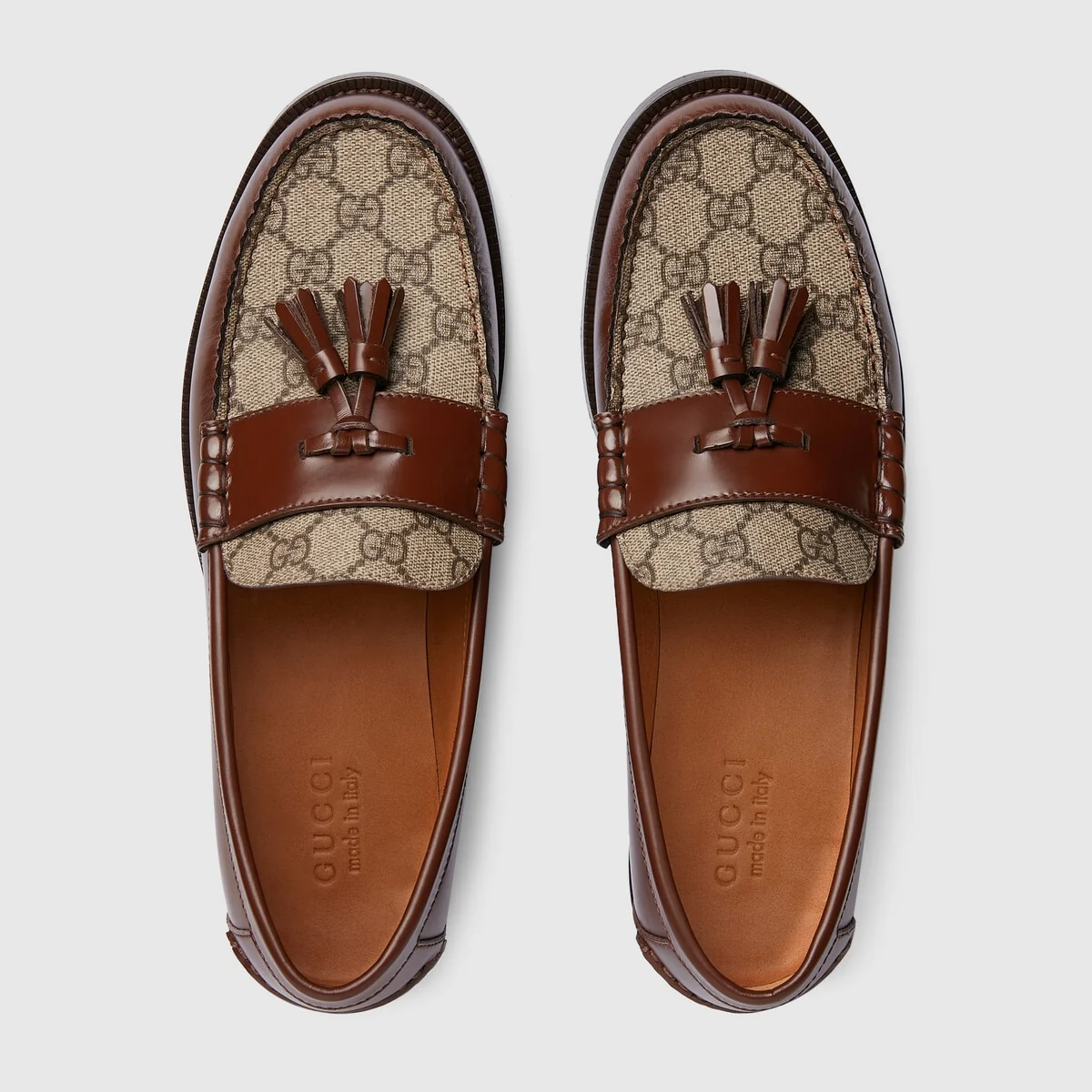 Men’s GG loafer with tassel view 4