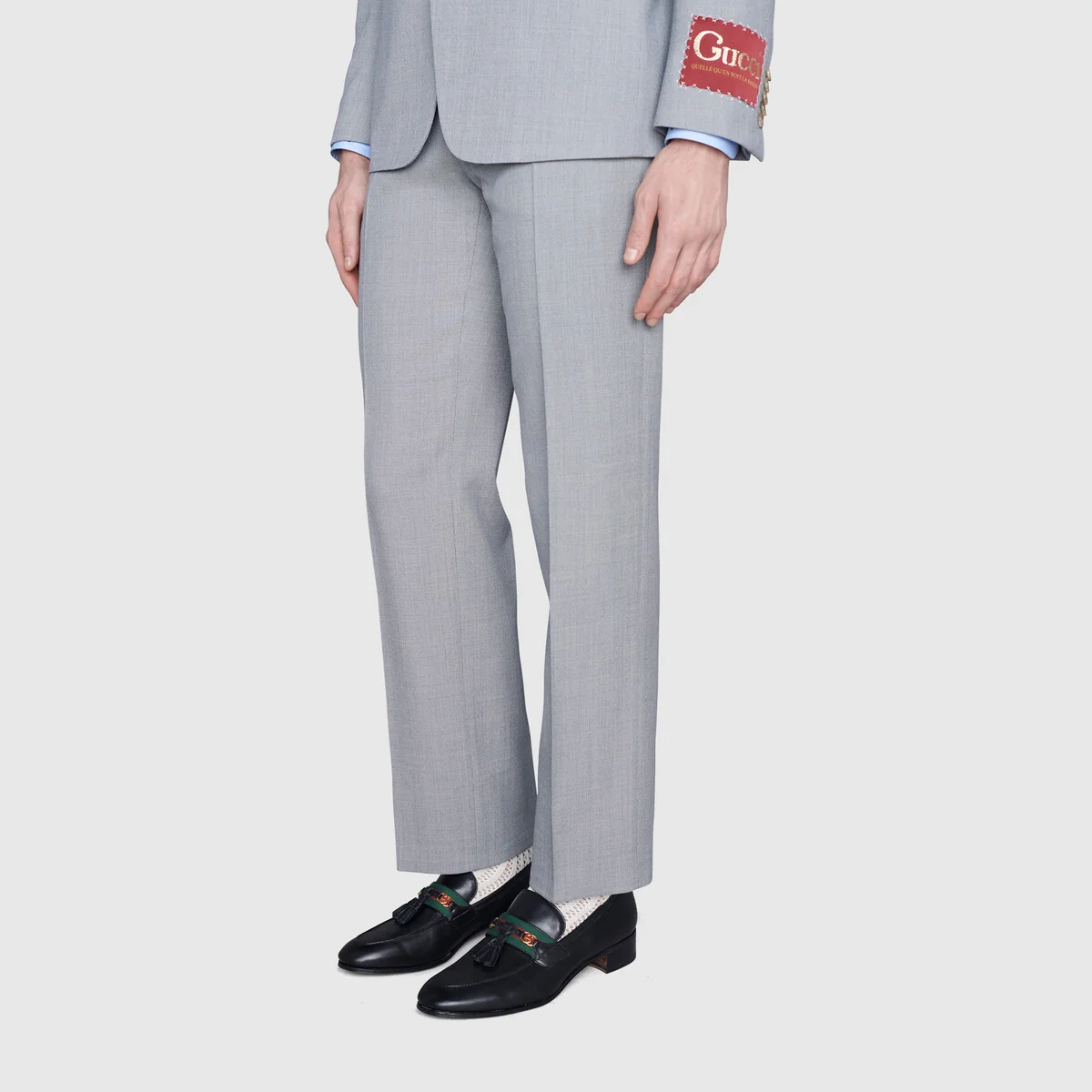 Loafer with Web and InterlockingG view 7
