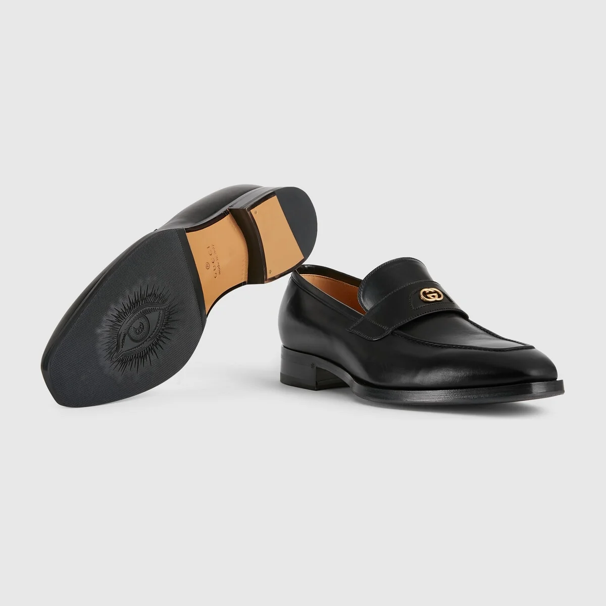 Men’s loafer with InterlockingG view 6
