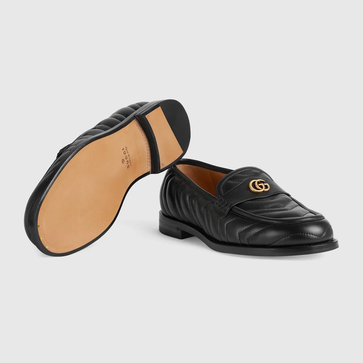 Men’s matelasse loafer with DoubleG view 6