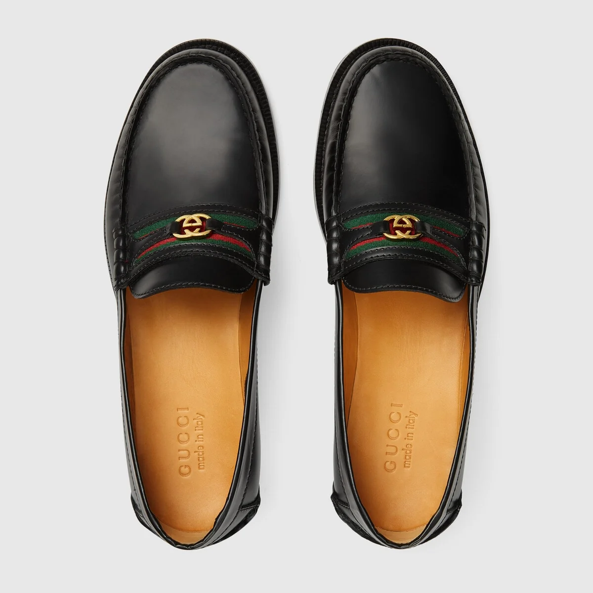 Men’s loafer with InterlockingG view 4