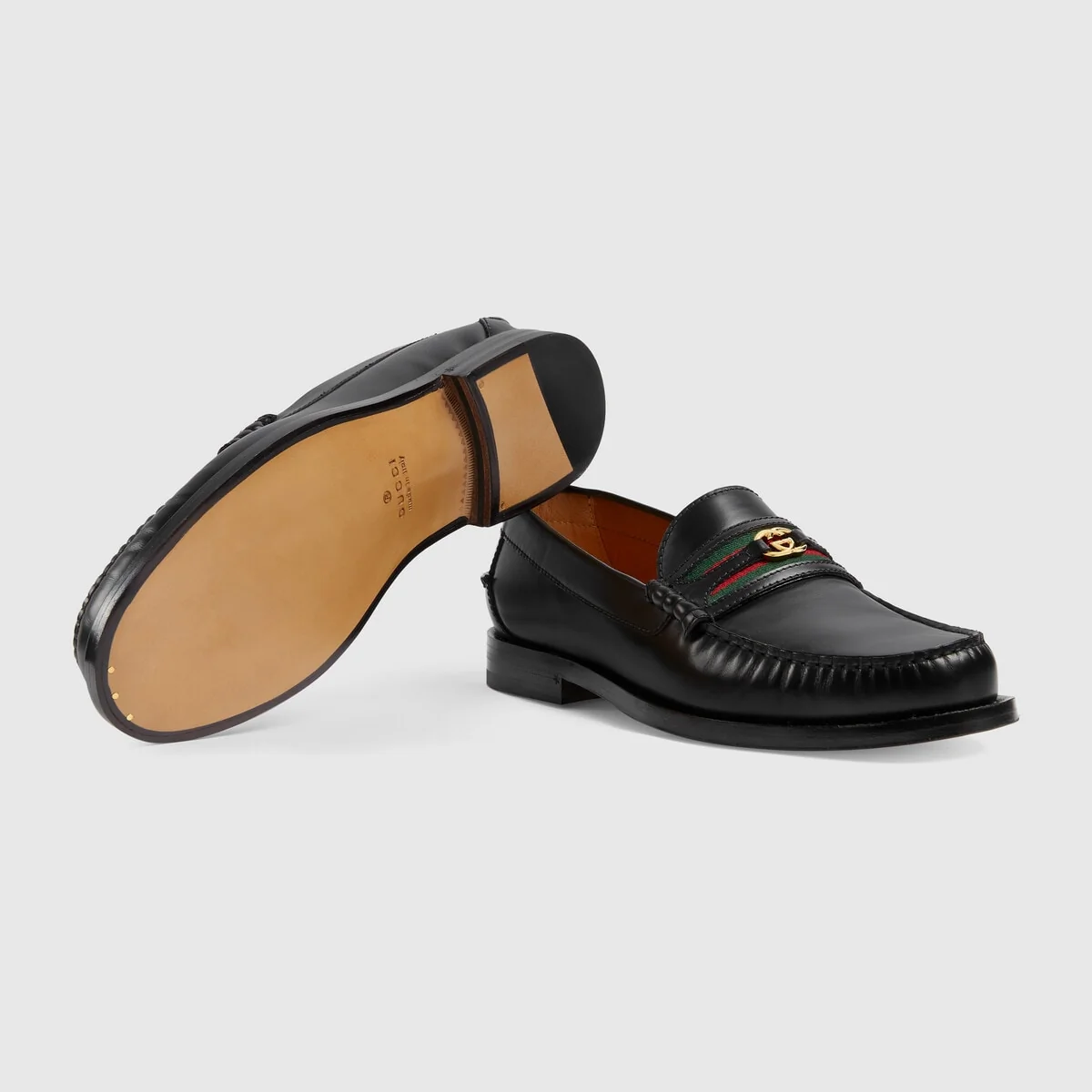 Men’s loafer with InterlockingG view 6