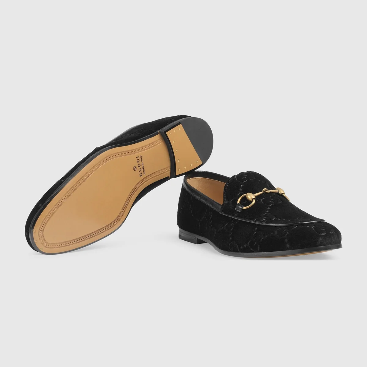Gucci Jordaan GG velvet loafer