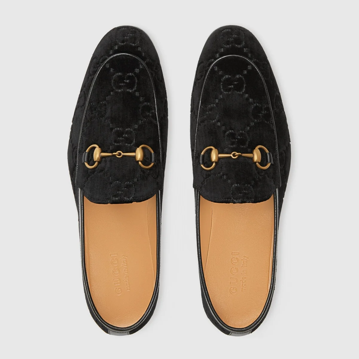 Gucci Jordaan GG velvet loafer view 4