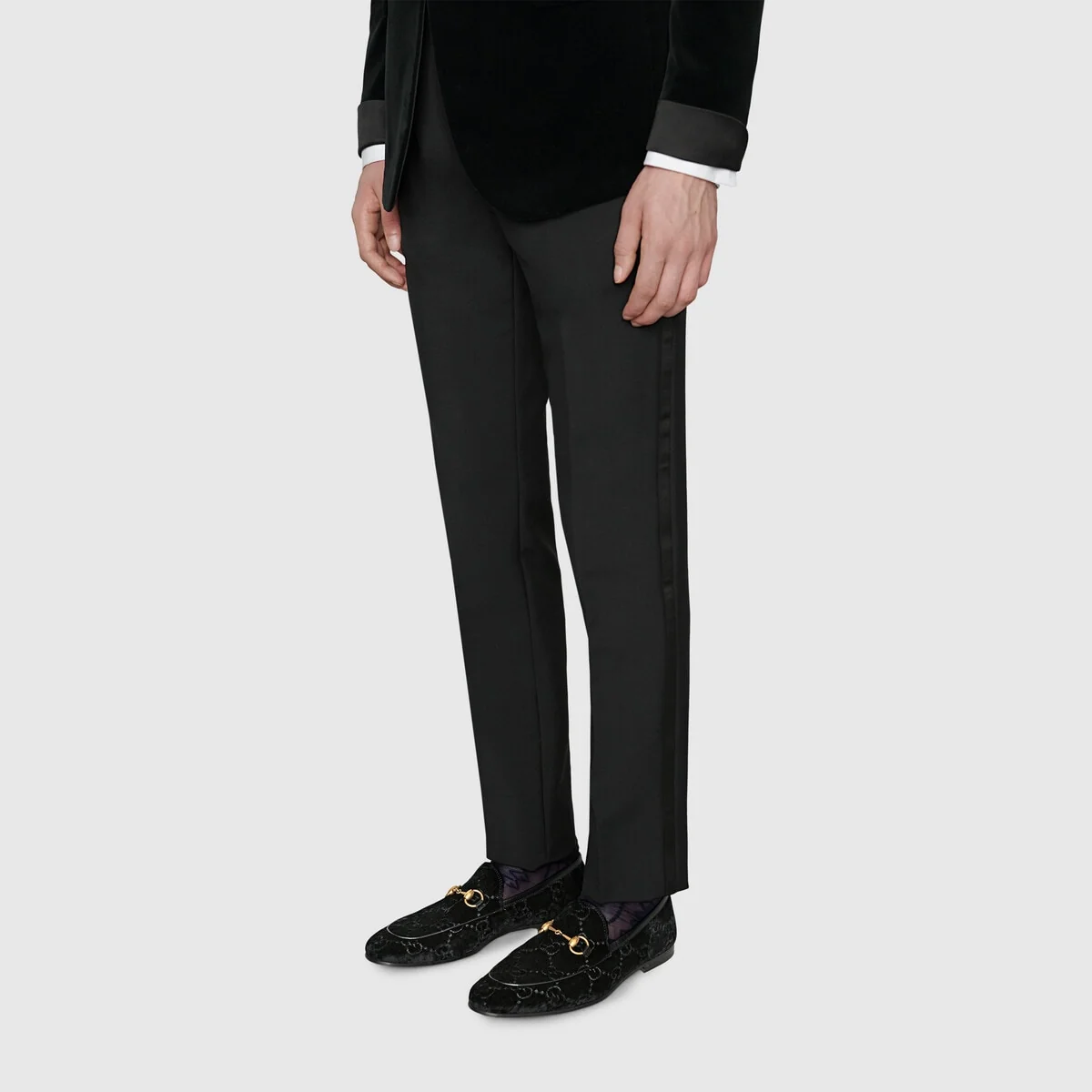 Gucci Jordaan GG velvet loafer view 7