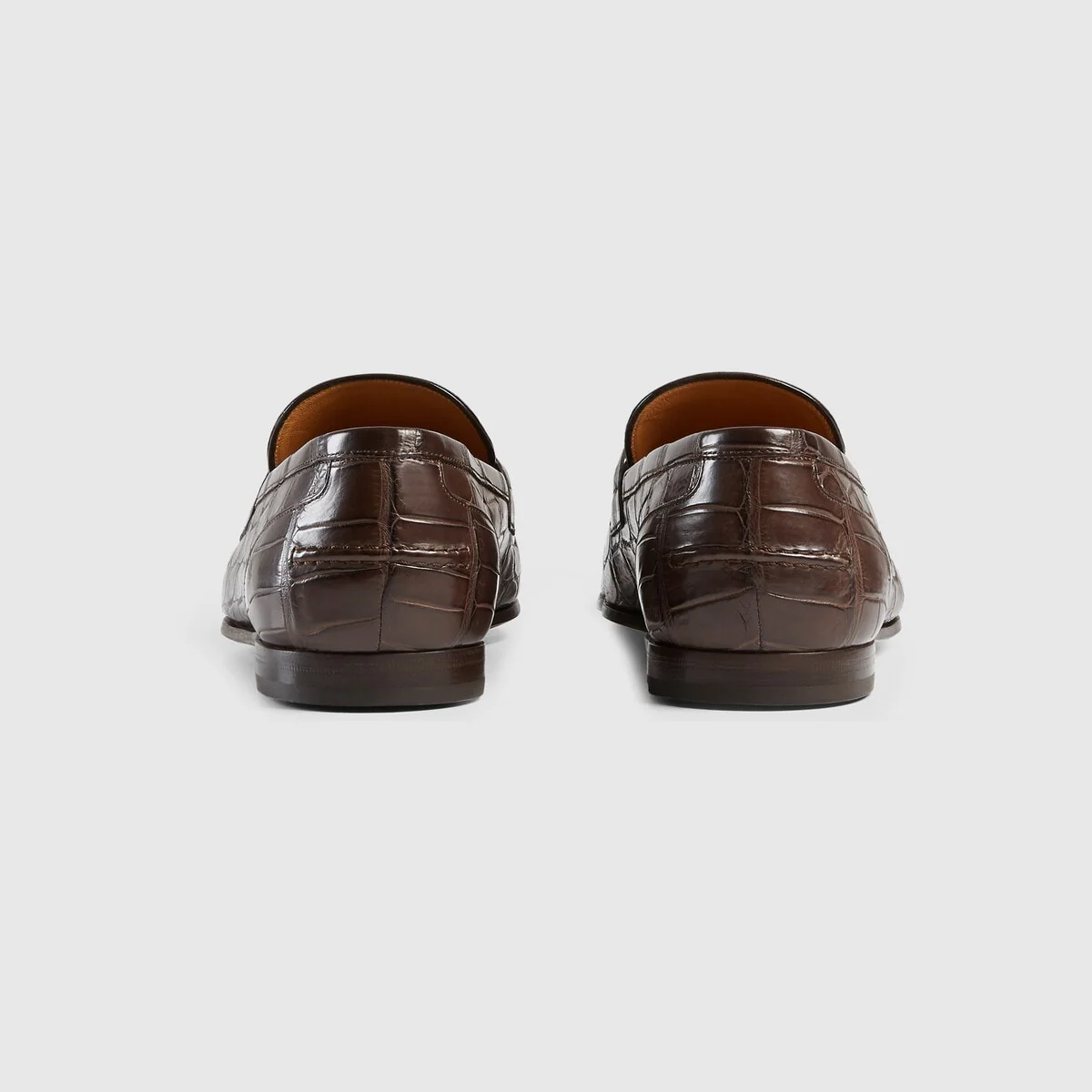 Gucci Jordaan crocodile loafer view 5