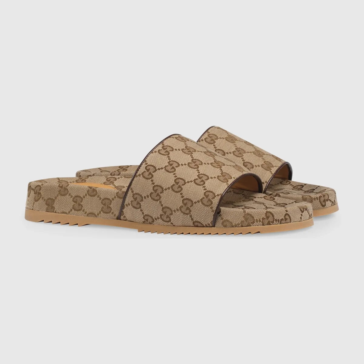 Men’s GG canvas slide sandal view 3