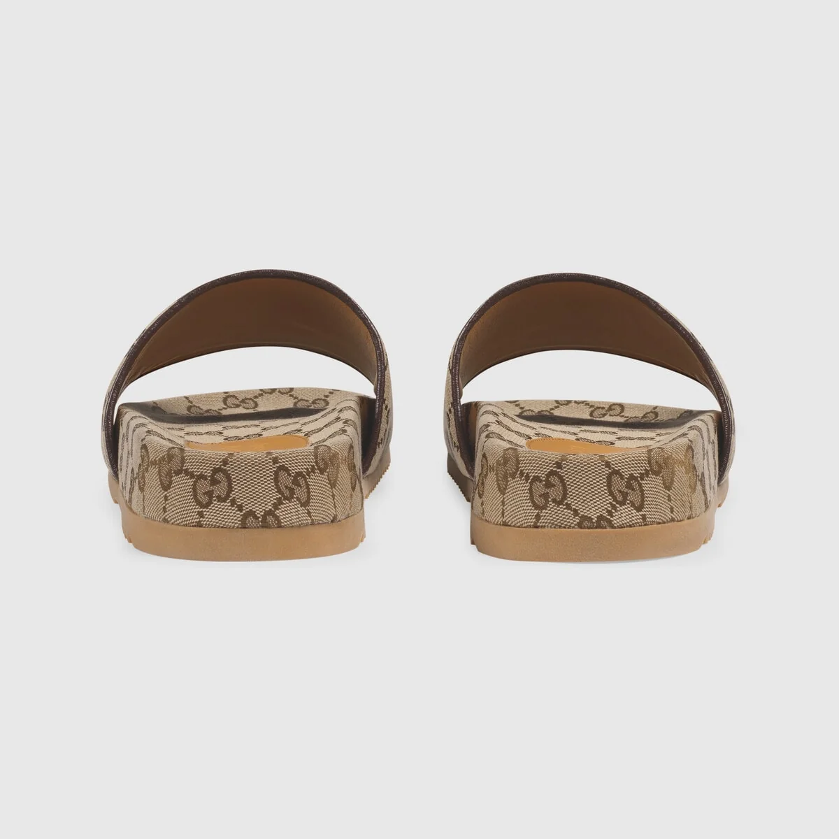 Men’s GG canvas slide sandal view 5