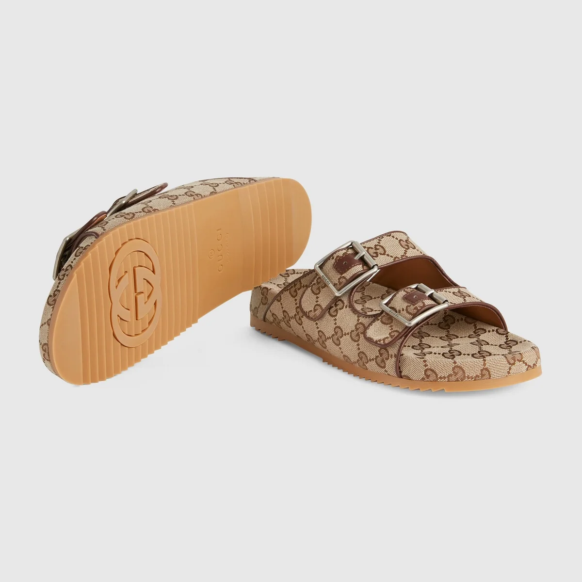 Men’s slide sandal with straps view 6