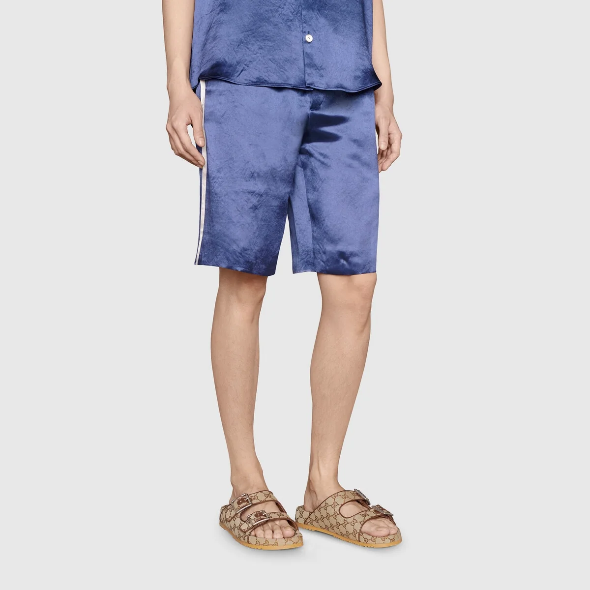 Men’s slide sandal with straps view 7
