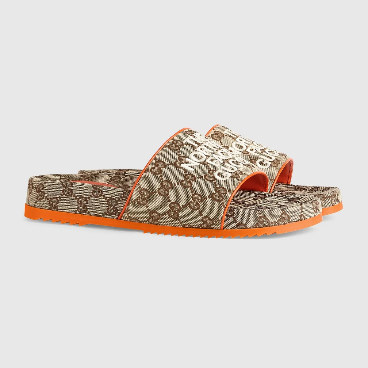 Men’s The North Face x Gucci GG slide view 3