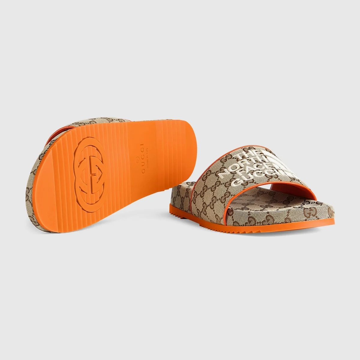 Men’s The North Face x Gucci GG slide view 6