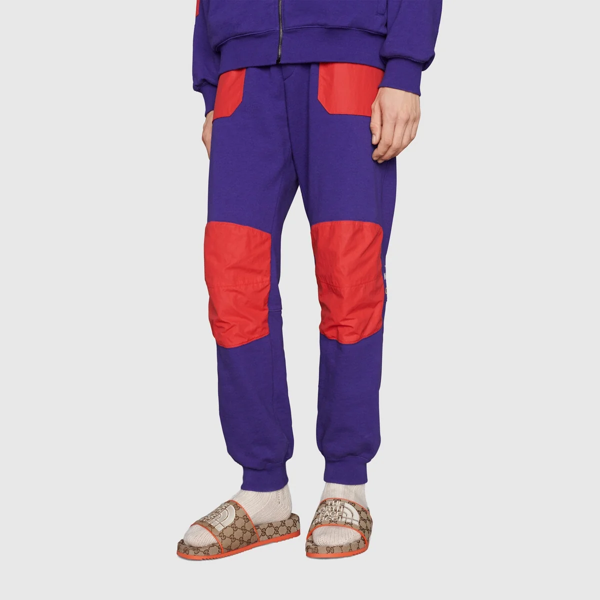 Men’s The North Face x Gucci GG slide view 7