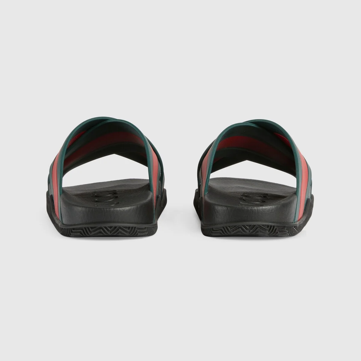Men’s rubber slide sandal with Web view 5