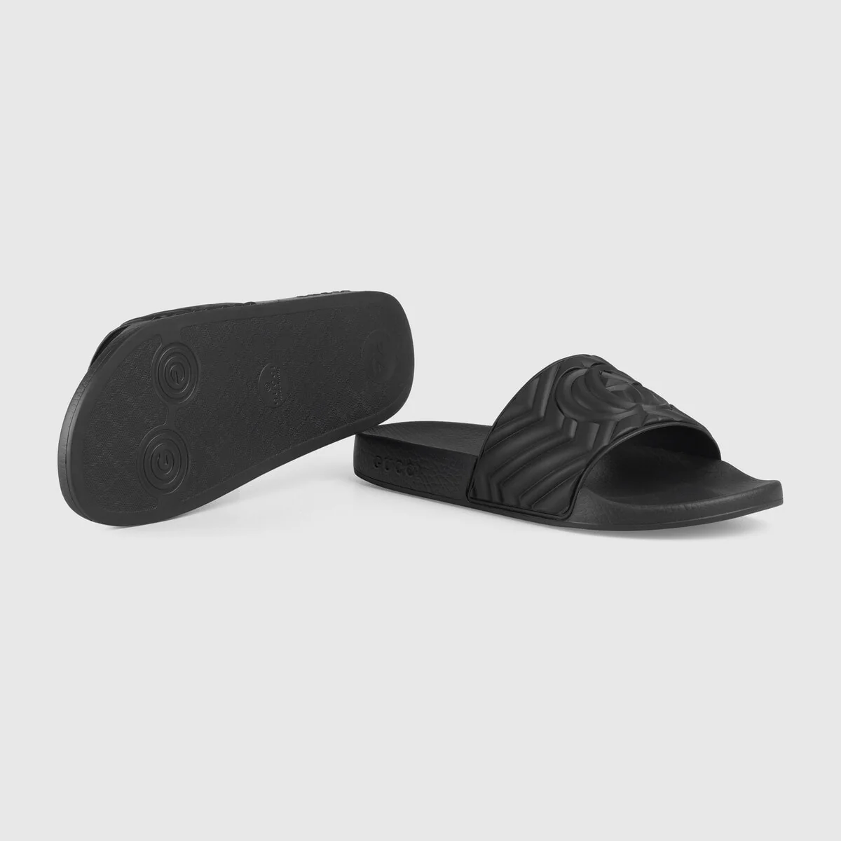 Men’s matelasse rubber slide