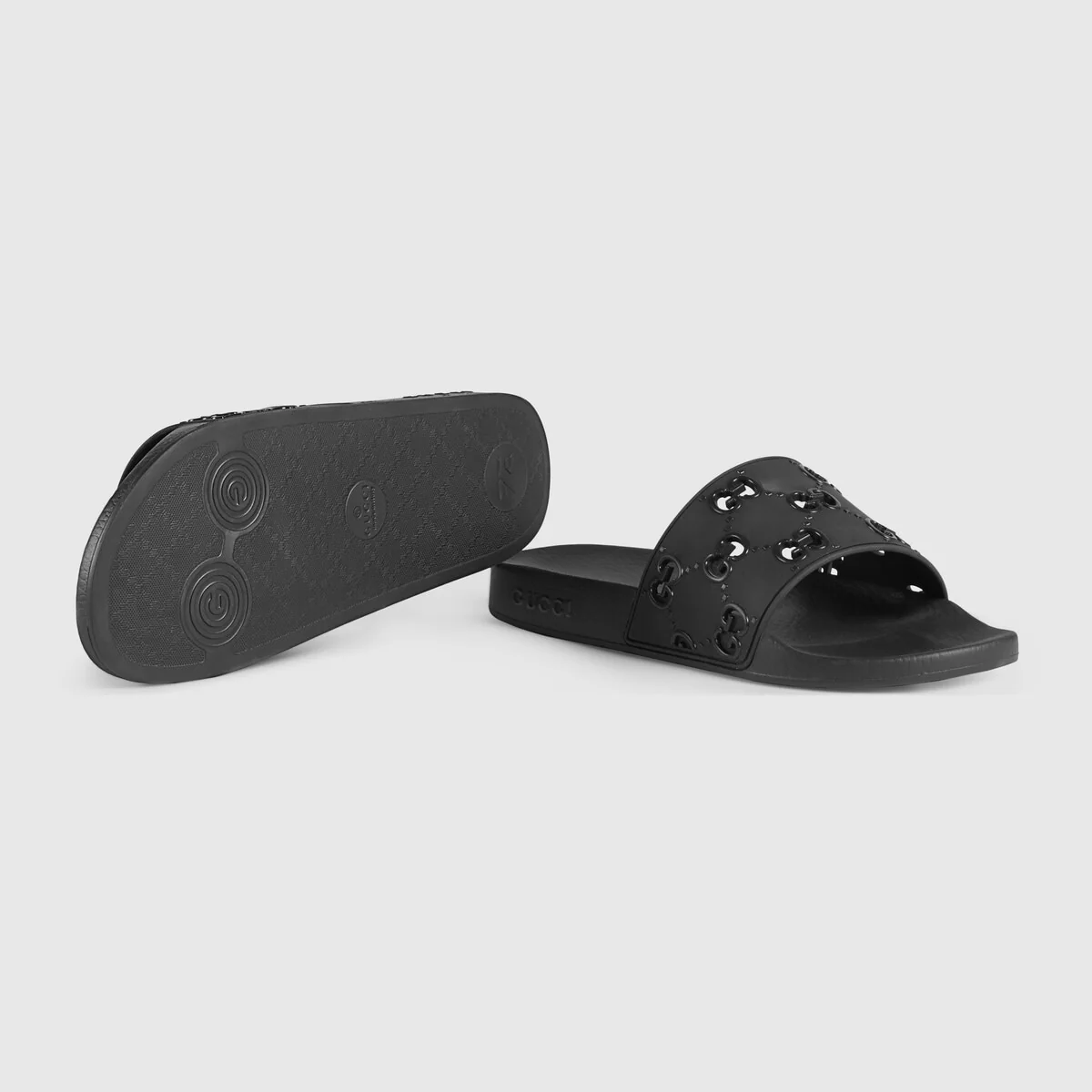 Men’s rubber GG slide sandal