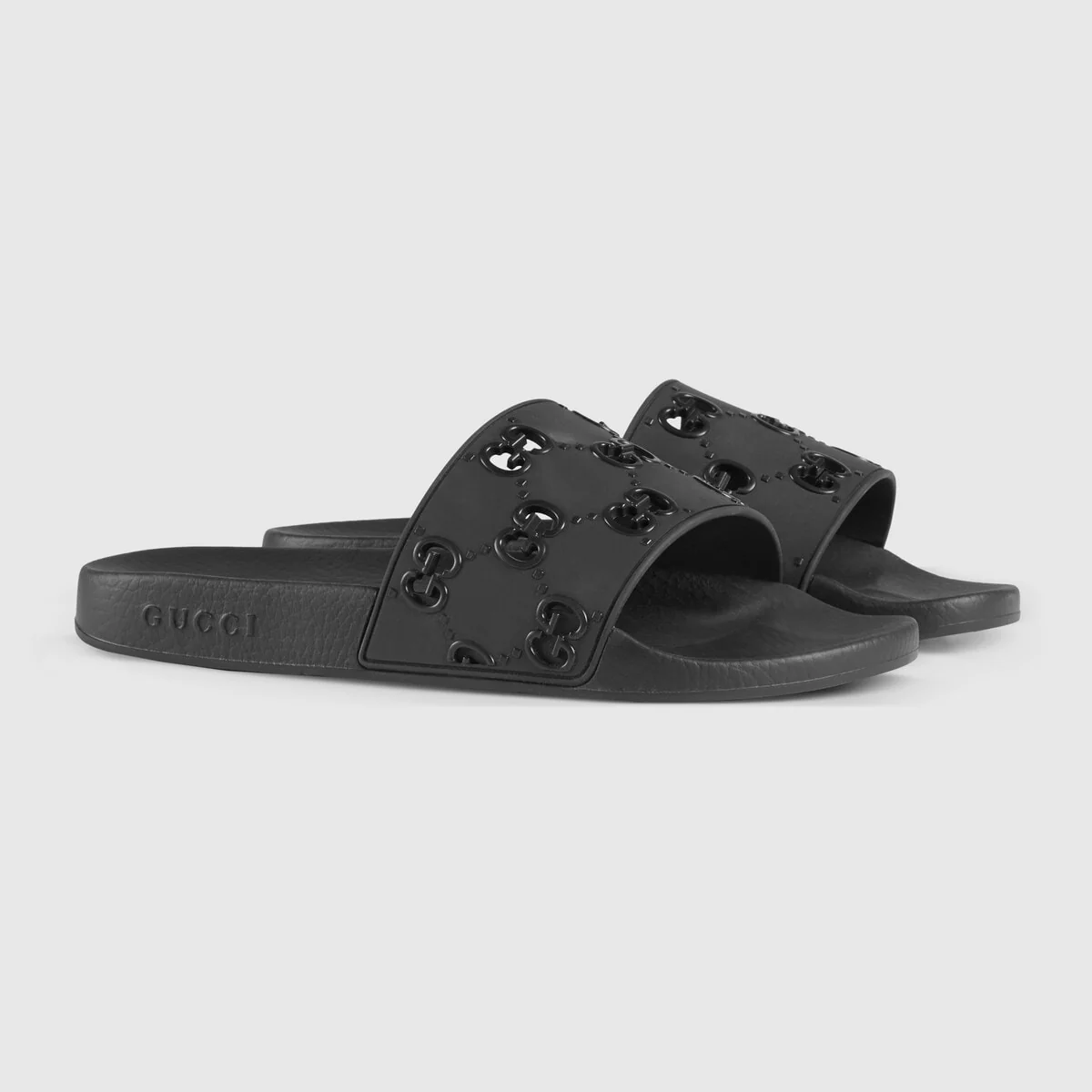Men’s rubber GG slide sandal view 3