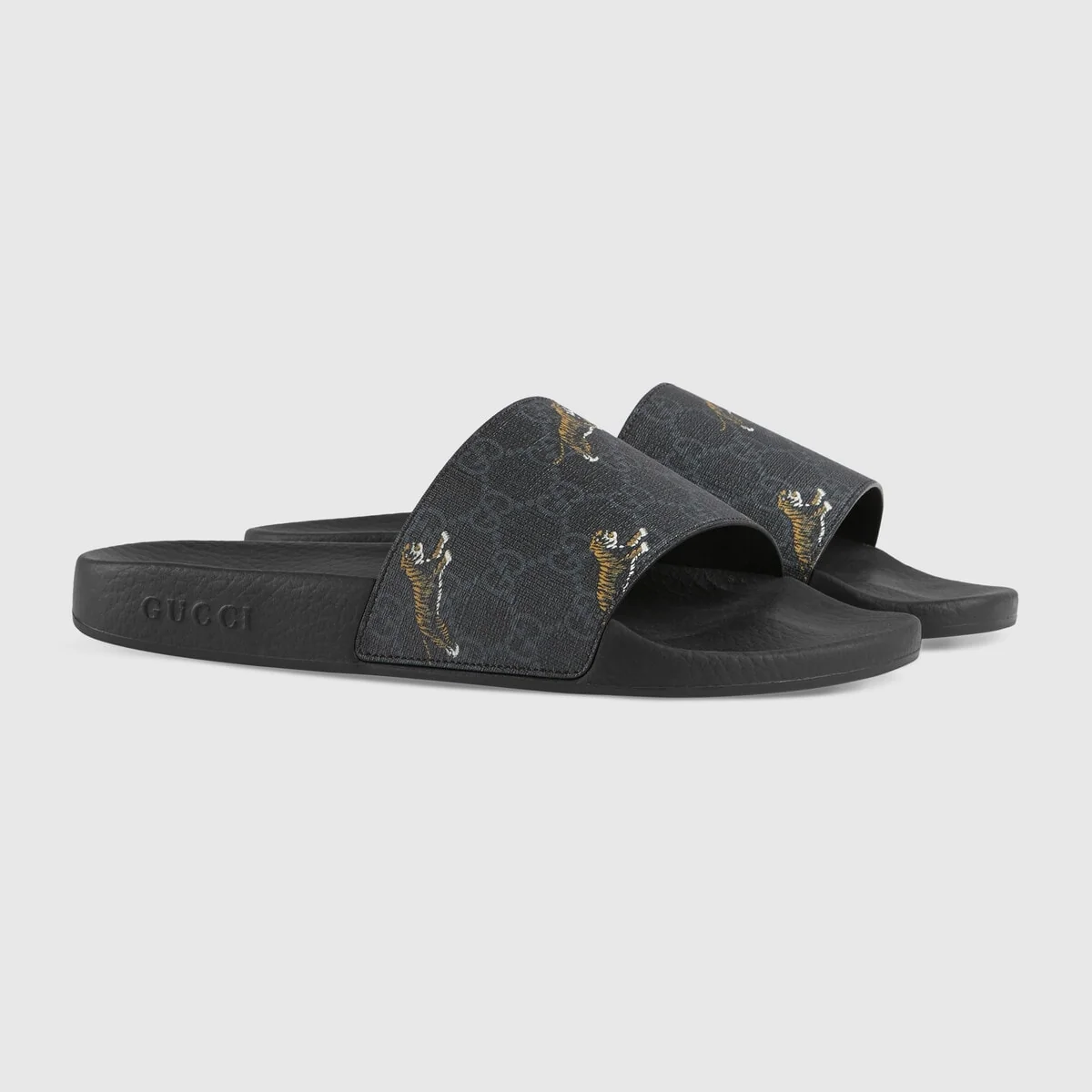 Men’s GG Supreme tigers slide sandal view 3