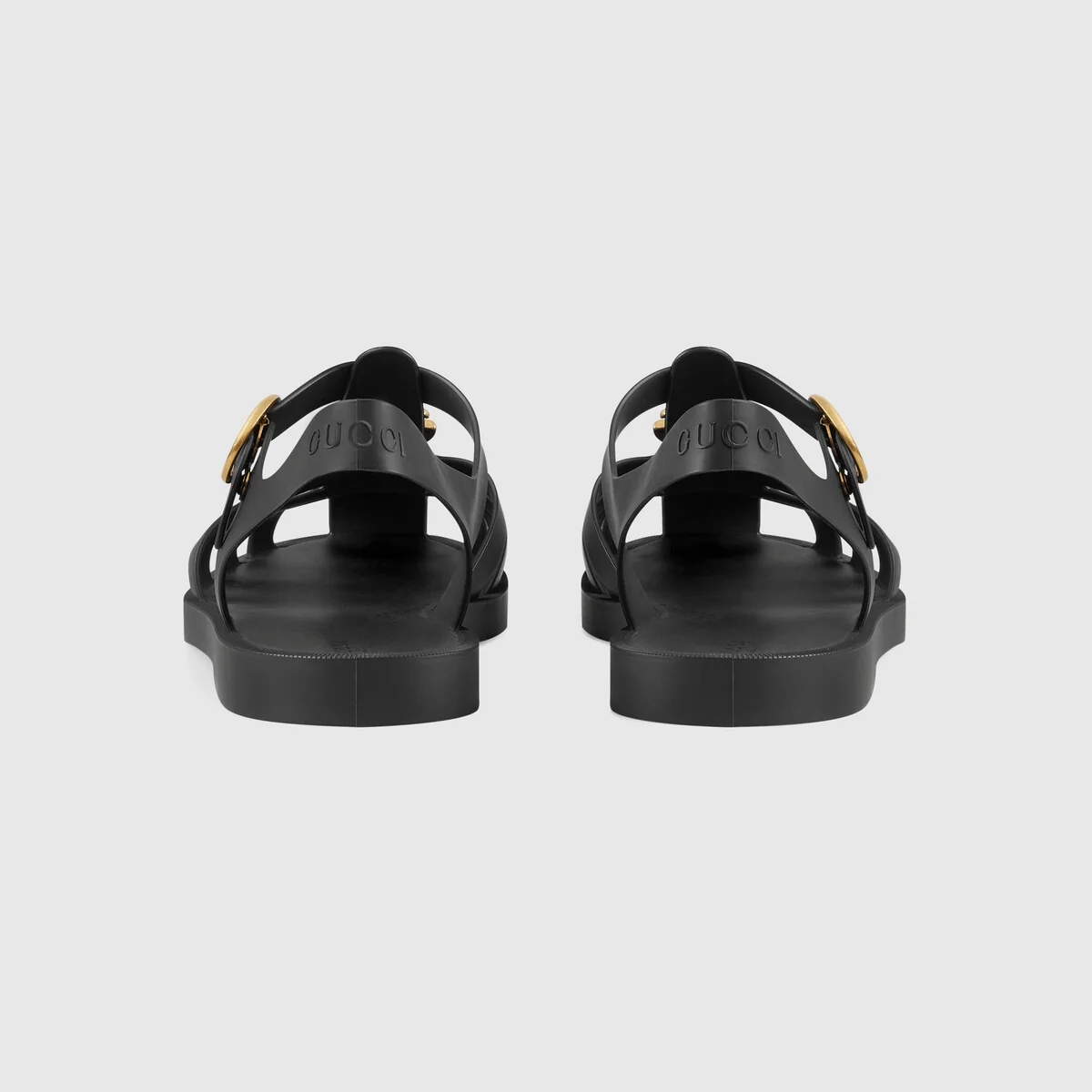 Rubber buckle strap sandal view 5