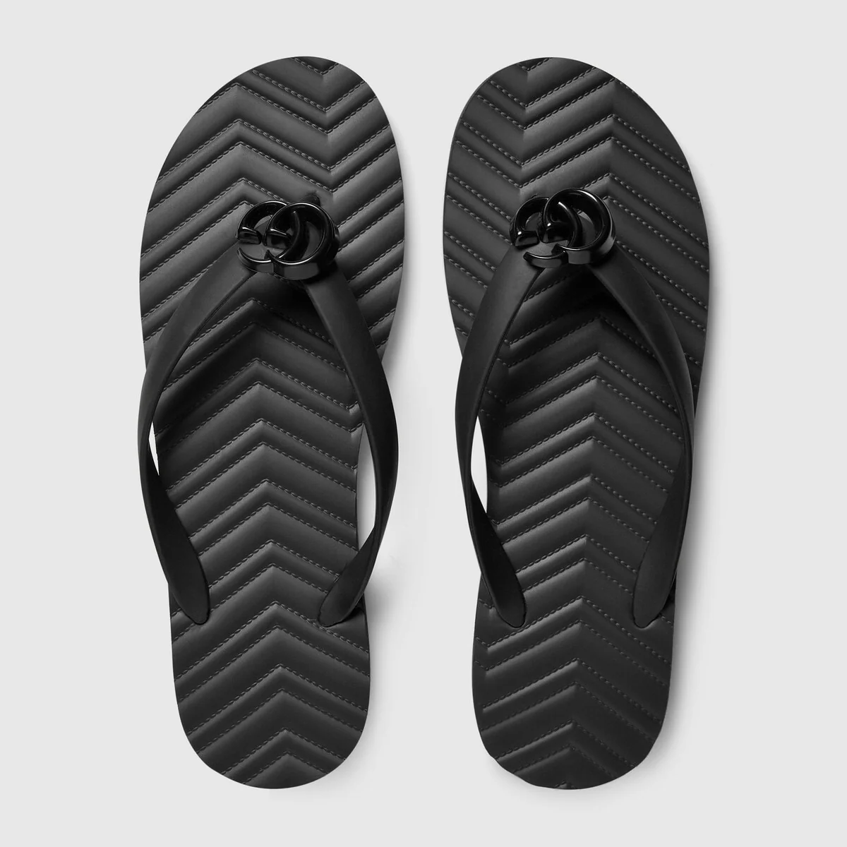 Men’s chevron thong sandal view 4