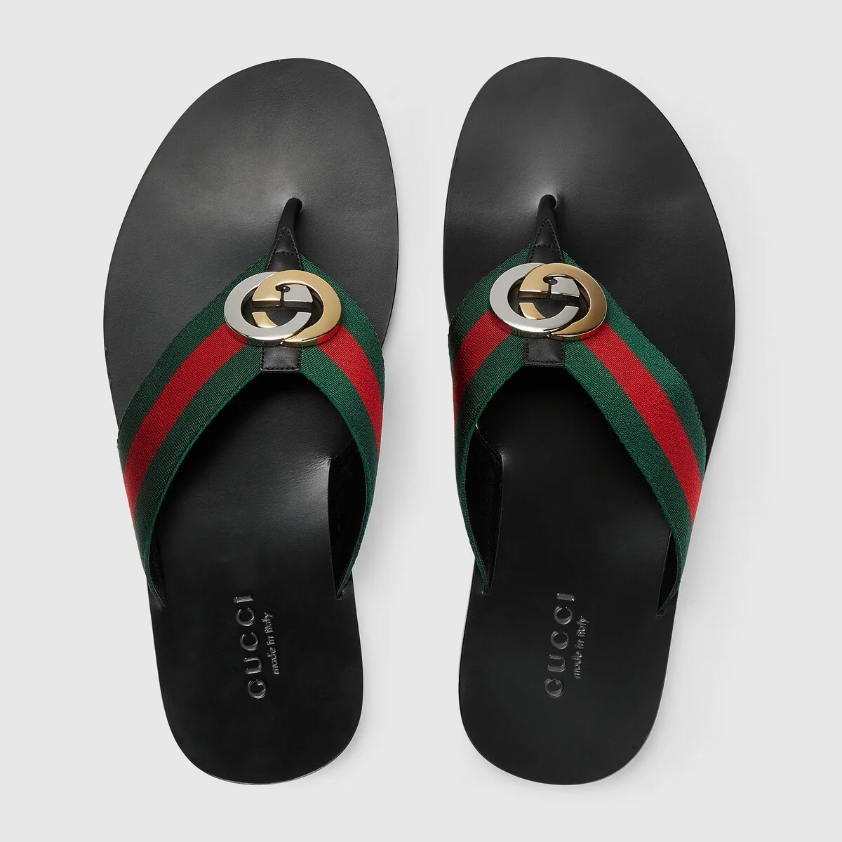 Men’s thong sandal with Web view 4