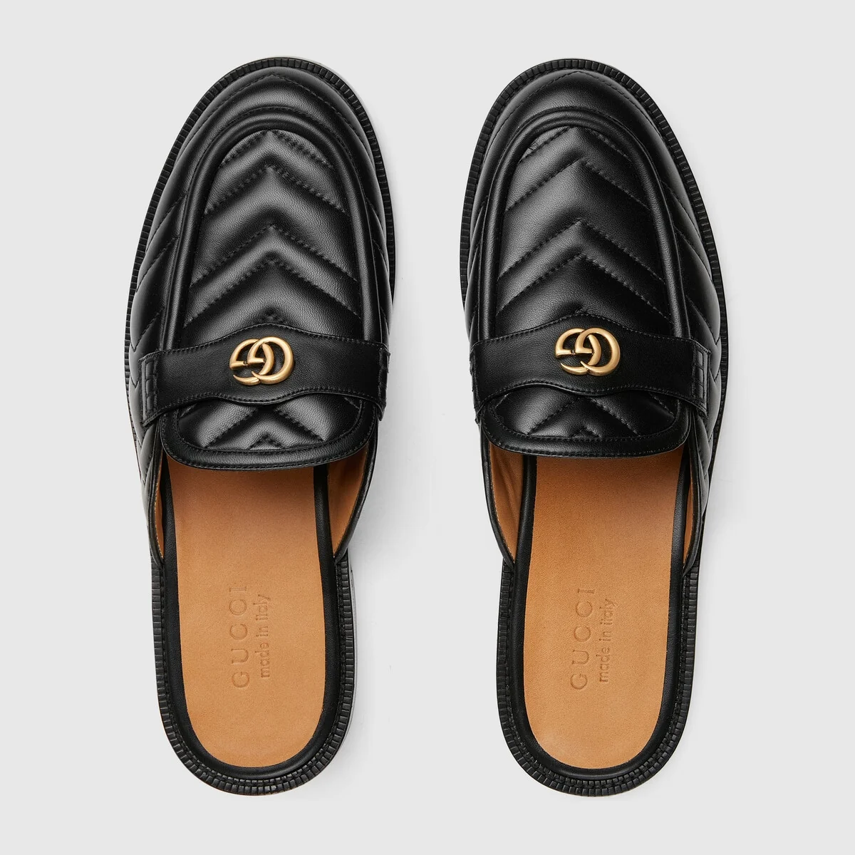 Men’s matelasse slipper with DoubleG view 4