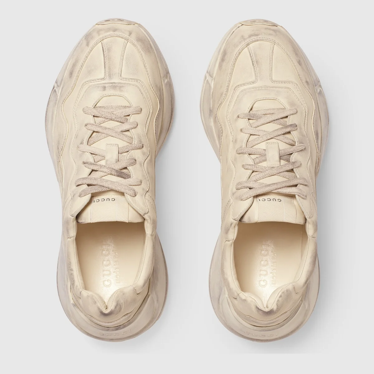 Men’s Rhyton leather sneaker view 4