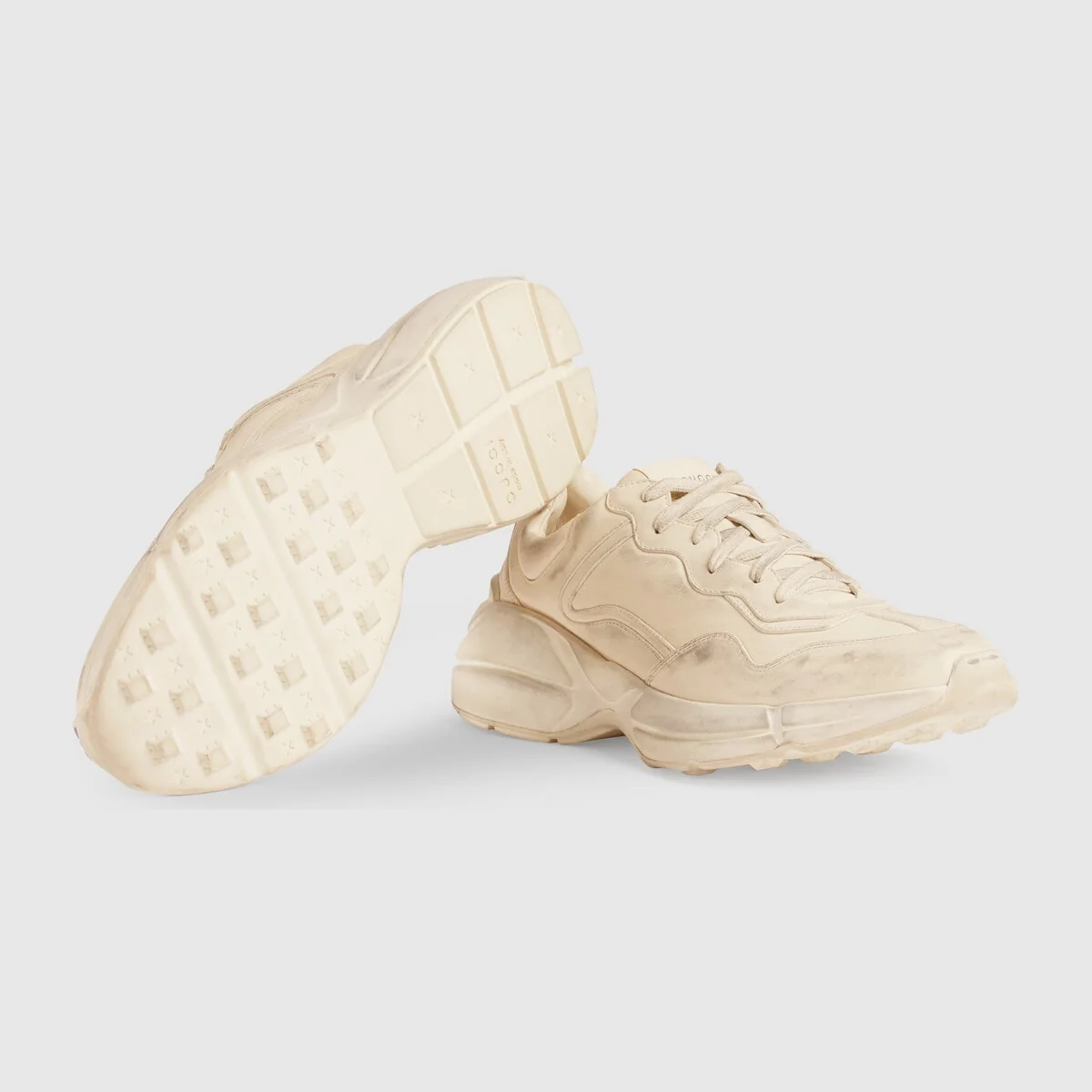 Men’s Rhyton leather sneaker view 6