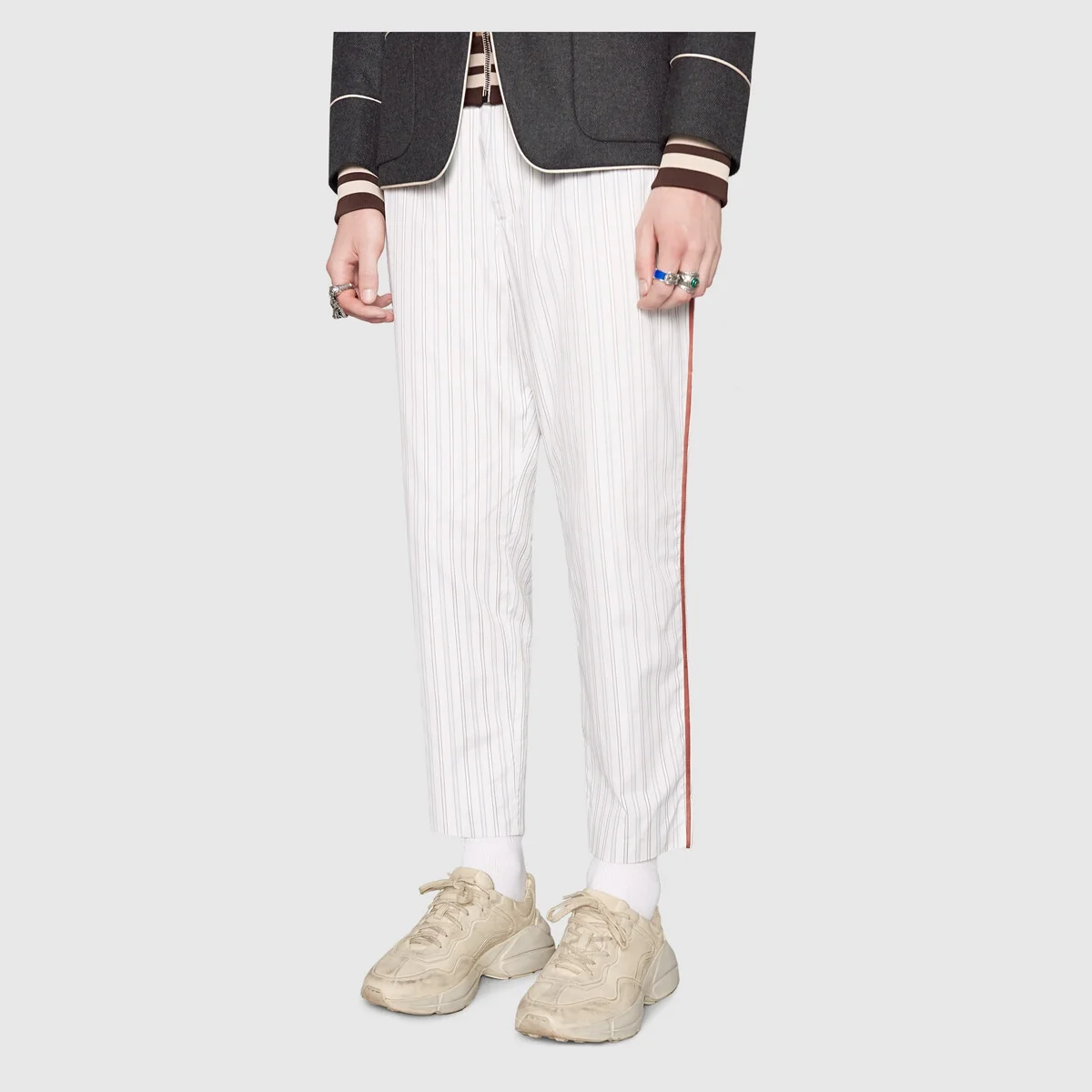 Men’s Rhyton leather sneaker view 7